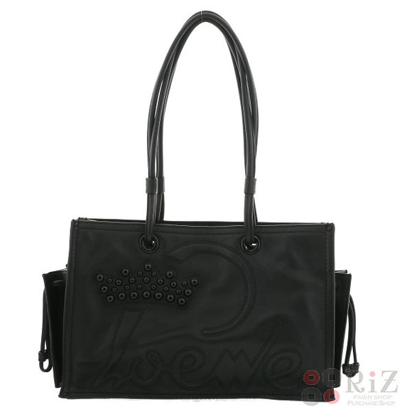 Loewe Handbags - LOEWE Shopper Tote Bag Black